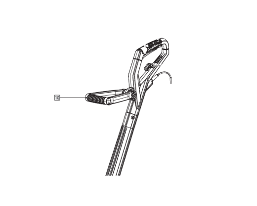 1St. Zusatzgriff für IAN 471854_2407 / ELEKTRO-RASENTRIMMER »PERT 300 C1«