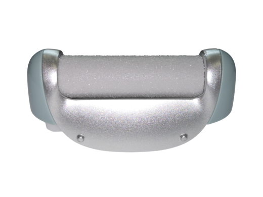 1St. Roller mit feiner Körnung (mintgrün / silber)