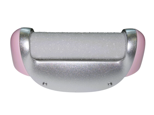 1St. Roller mit grober Körnung (rosa / silber)
