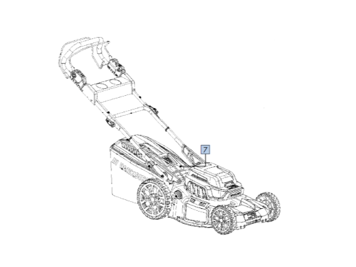 1St. Prallschutz für IAN 465831_2404 / 40 V AKKU-RASENMÄHER PPRMA 40-Li B2