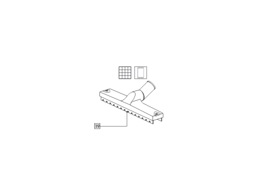 1St. Bodendüse für IAN 480929_2410 / WASCHSAUGER »PWS 20 F5«