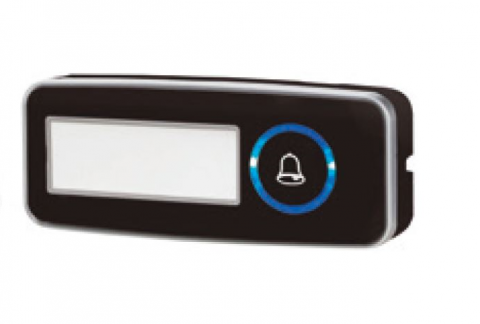 1St. Sender (schwarz) für IAN 330631_2001 / Funk Türklingel STK 17 A2 (Schwarz)