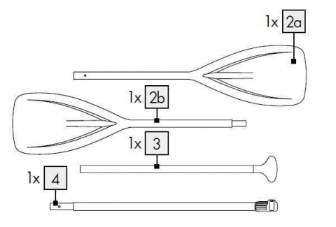 1St. Paddel für IAN 366900_2007 / Aufblasbares Stand-up-Paddle-Board