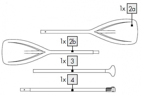 1St. Paddel für IAN 361390_2007 / AUFBLASBARES STAND-UP-PADDLE-BOARD, MULTIFUNKTIONAL