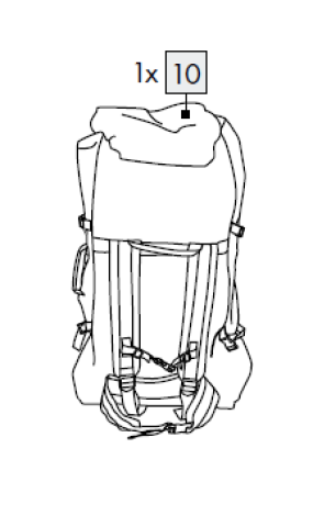 1X Rucksack für IAN 352133_2007 / AUFBLASBARES STAND-UP-PADDLE-BOARD