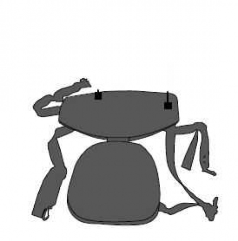 1X Sitz für IAN 364071_2007 / AUFBLASBARES KAJAK MIT ABNEHMBAREN SITZEN