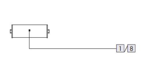 1St. Roller mit feiner Körnung (rosa)
