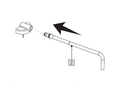 1X Verlängerungsrohr (5 St.) für IAN 388936_2107 / BIERZAPFANLAGE SBD 60 A1