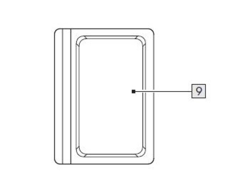 1St. Krümelblech für IAN 411258_2207 / MINI-BACKOFEN SGB 800 A1
