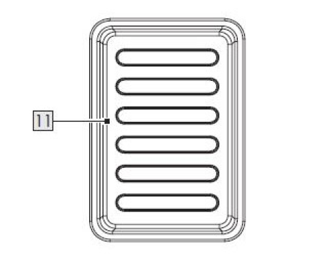 1St. Backblech für IAN 411258_2207 / MINI-BACKOFEN SGB 800 A1