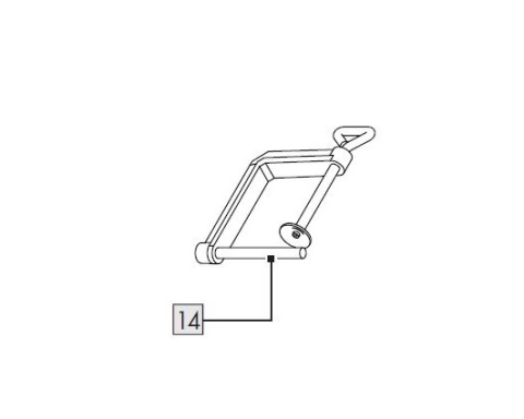 1St. Schraubzwinge für IAN 418468_2210 / BANDSCHLEIFER PBSD 600 B1