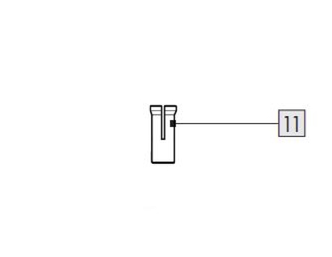 1St. Spannzange (3,2 mm) für IAN 431345_2301 / GERADSCHLEIFER PGS 500 B1