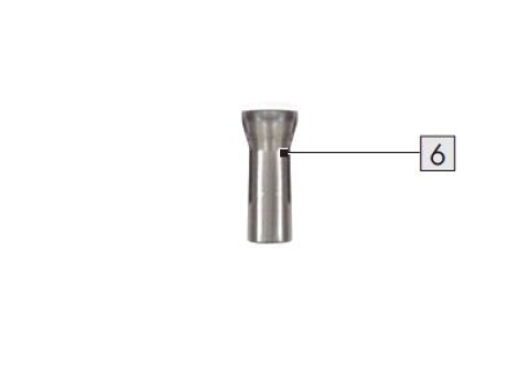 1St. Spannzange (6 mm) für IAN 431345_2301 / GERADSCHLEIFER PGS 500 B1