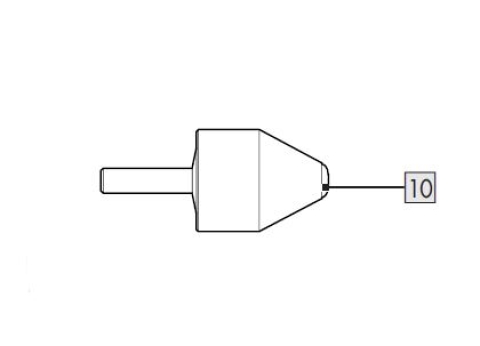 1St. Schleifstein für IAN 431345_2301 / GERADSCHLEIFER PGS 500 B1