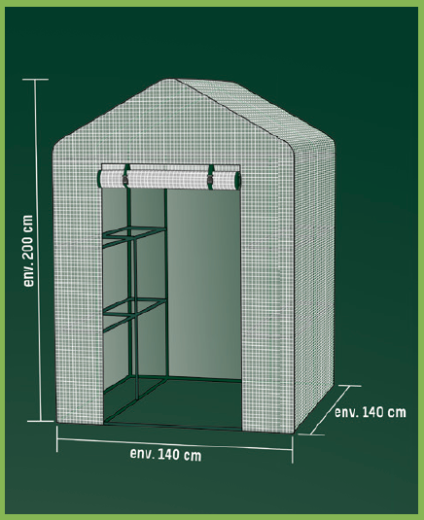 Zubehör für: IAN 497889_2204 / GEWÄCHSHAUS