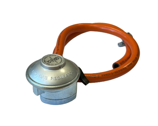1X Druckminderer mit Gasschlauch (IE-Version) für IAN 405831_2107 / GASGRILL 3plus1 Brenner