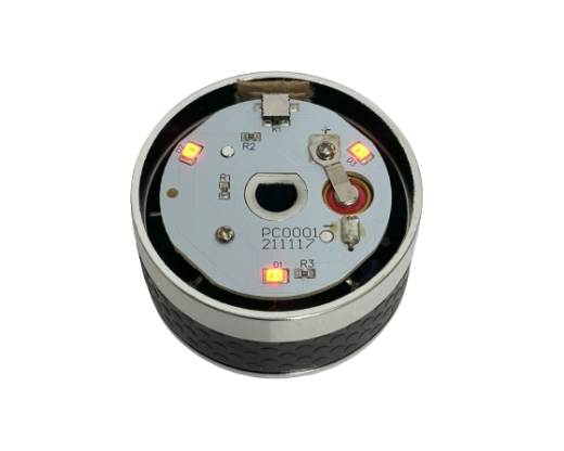 1St. Drehregler (4) mit Piezozünder für IAN 405831_2107 / GASGRILL 3plus1 Brenner