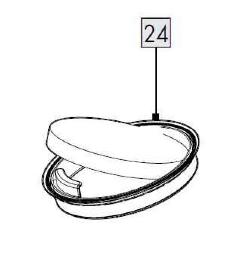 1St. Schaumeinlage für IAN 379664_2101 / BODENSTAUBSAUGER BZBK 850 A1