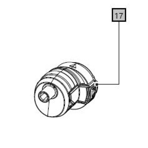 1St. Exzenteraufsatz für IAN 445863_2307 / AKKU-SCHRAUBENDREHER 4 V PWBM A1
