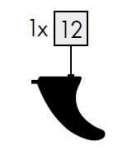 1X Finne für IAN 352133_2007 / AUFBLASBARES STAND-UP-PADDLE-BOARD