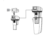 1X Filter und Filterschwamm für IAN 421733_2210 / AKKU-HARTBODENREINIGER SHA 125 A1