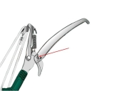 1X Flügelmutter + Schraube für IAN 374130_2104 / TELESKOP-BAUMSCHERE MIT SÄGE