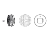 1St. Weicher Bürstenkopf für IAN 448288_2301 / SWITCH ON® SNEAKER-REINIGUNGSBÜRSTE SESR 6 A1