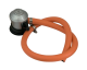 1X Druckminderer mit Gasschlauch (DK-Version) für IAN 405831_2107 / GASGRILL 3plus1 Brenner