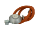 1X Druckminderer mit Gasschlauch (GR-Version) für IAN 405831_2107 / GASGRILL 3plus1 Brenner