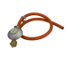 1X Druckminderer mit Gasschlauch (BE-Version) für IAN 405831_2107 / GASGRILL 3plus1 Brenner