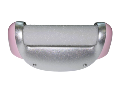 1St. Roller mit grober Körnung (rosa / silber) für IAN 472256_2407 / SILVERCREST® ELEKTRISCHER HORNHAUTENTFERNER »SHE 3 F1«