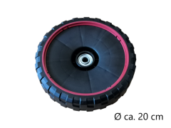 1St. Vorderrad für IAN 465831_2404 / 40 V AKKU-RASENMÄHER PPRMA 40-Li B2