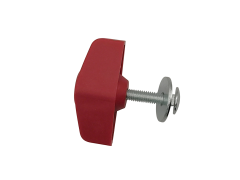 1X Flügelmutter + Schraube für IAN 472044_2407 / 40 V AKKU-RASENMÄHER »PRMA 40-Li D2«